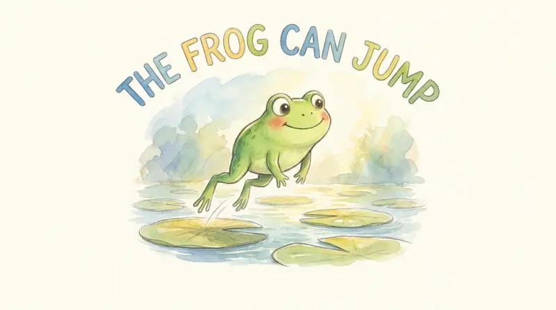 Cover of The Frog Can Jump